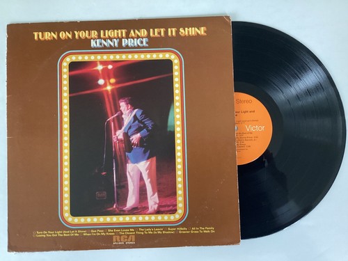 KENNY PRICE Turn on Your Light and Let It Shine 1974 M- LP+bonus CD autographed - Picture 2 of 8