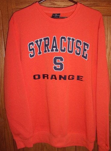 Syracuse Orange University Fleece Sweatshirt by Colosseum LARGE - NEW