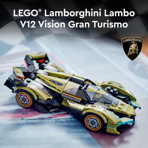 LEGO Speed Champions 76923 Lamborghini Lambo V12 Vision GT Super Car 10+ 230 pezzi - Foto 2 di 6