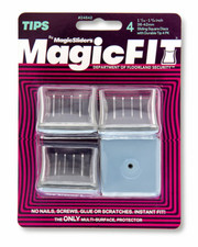 Magic Sliders Magic Fit Square Slider Pack de 4 SKU 24642 1 7/16" - 1 5/8"
