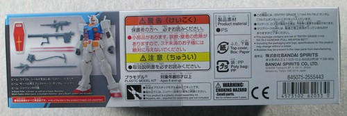RX-78-2 Gundam Full WeaponSet #5062033 - Gunpla - 1/144 Entry Grade Model Kit - Picture 3 of 6