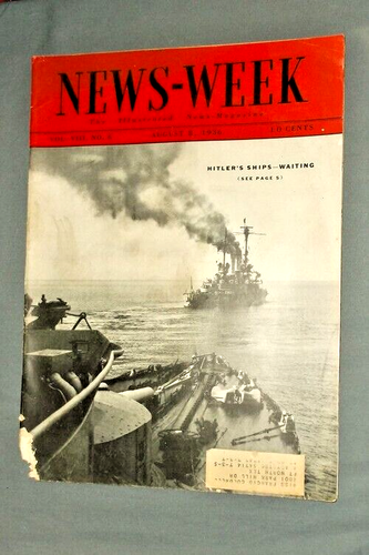 Newsweek -1936 Hitlers Ships - Picture 1 of 12