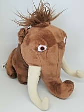 Ice Age Collision Course Manny Mammoth Soft Plush Toy 9" 2015 20th Century Fox