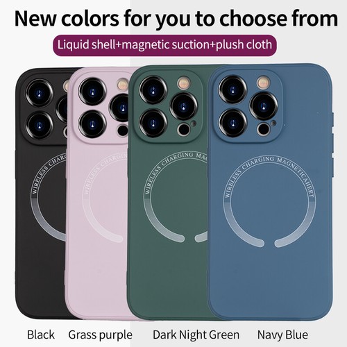 Coque TPU MagSafe Pour iPhone 16 Pro Max 15 14 13 12 11 Étui Anti-choc Hybride - Photo 2/21