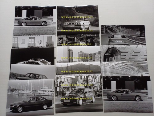 BMW lotto 13 foto originali da cartella stampa anni 1994-95