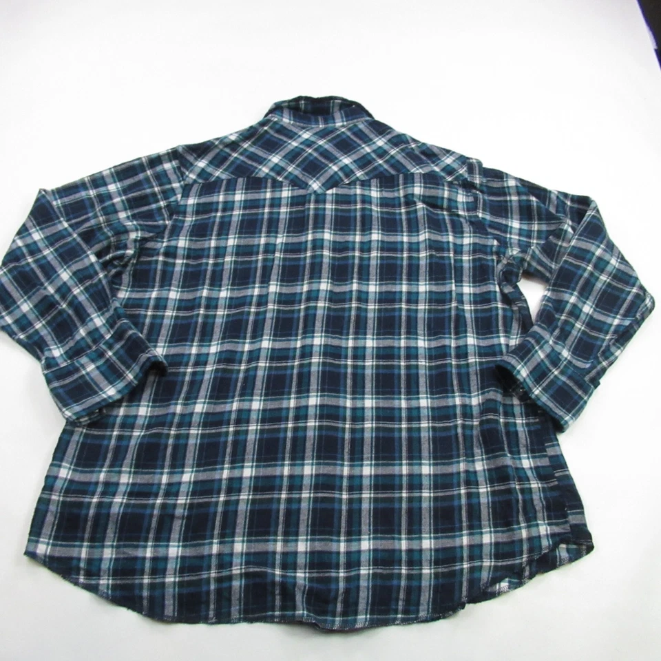 Wrangler Shirt Mens 2XL Long Sleeve Western Button Up Pockets - Image 4 of 4