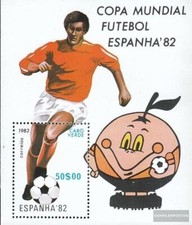 cap verde Bloc 5 (complète.Edition.) neuf avec gomme originale 1982 Football-WM 
