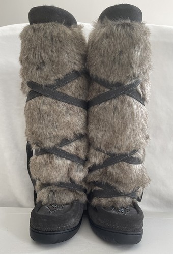 Manitobah Mukluks Faux Fur Tall Wrap 