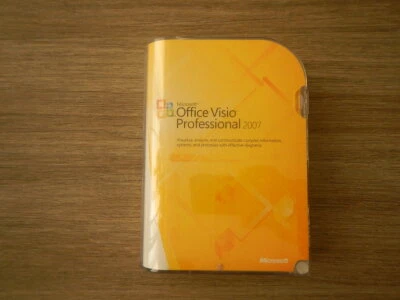 Véritable logiciel Microsoft Office Visio Professionnal 2007 Anglais DVD - Photo 1/4