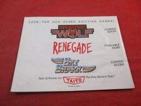 Bubble Bobble Nintendo NES Instruction Manual Booklet ONLY