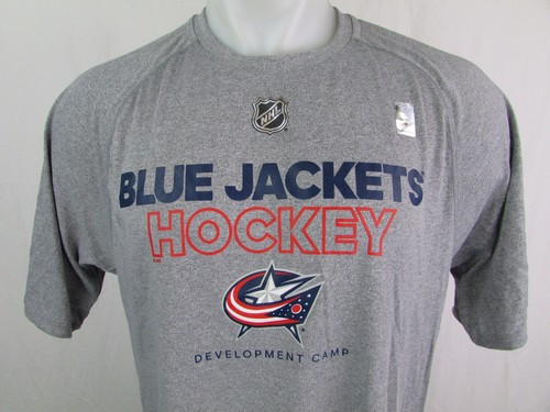 Columbus Blue Jackets NHL Mens Development Camp adidas Climalite Tee Gray - Picture 2 of 7