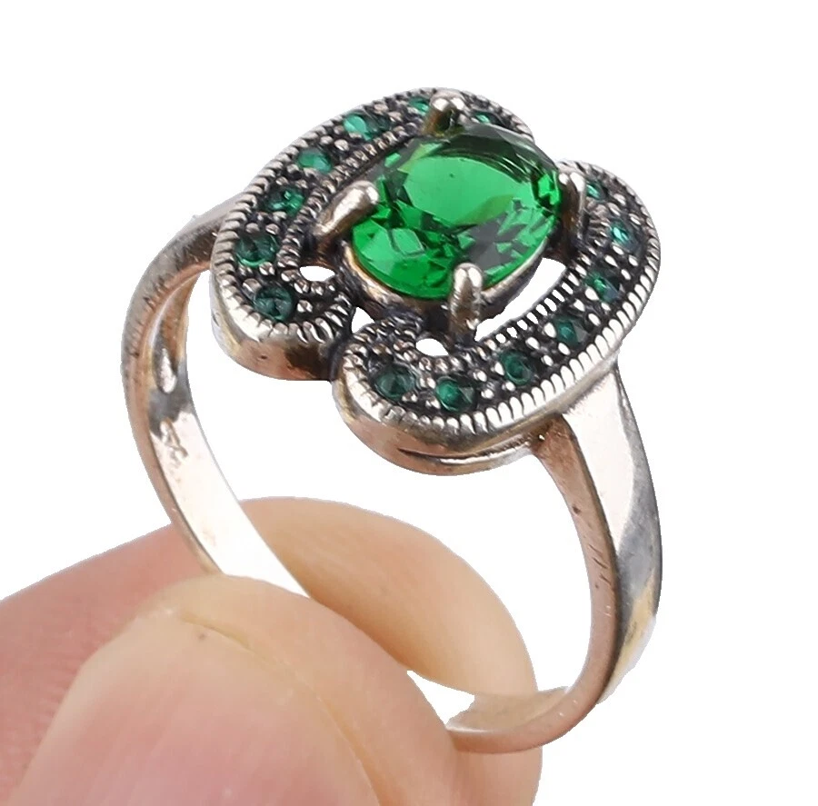 Emerald 9 Ring Fashion Rings