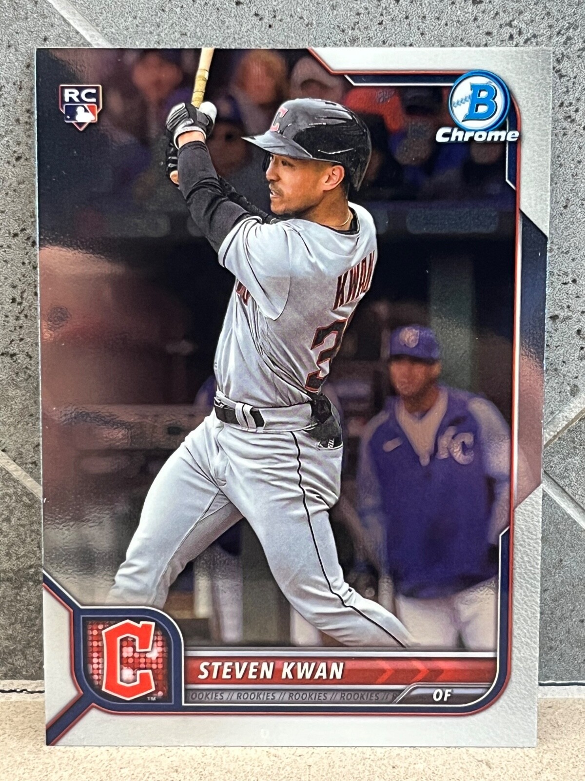 2022 Bowman Chrome Steven Kwan Rookie Base! #39! Cleveland Guardians!