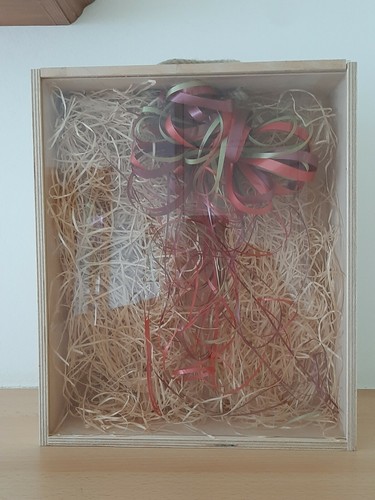 Flaschenbox Geschenkverpackung Holzbox Weinbox Wein Flasche Präsentbox rustikal - Bild 2 von 4