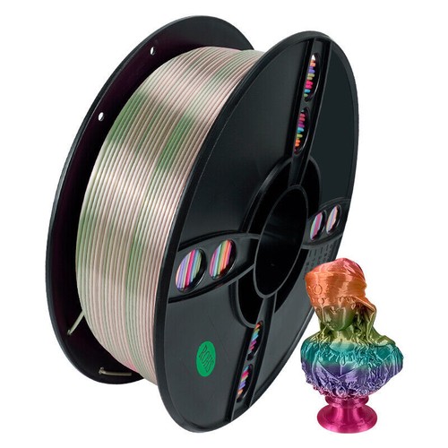 Kingroon 10 kg soie PLA 1,75 mm imprimante 3D filament bobine FDM lot 1 kg/2,2 lb - Photo 5/18