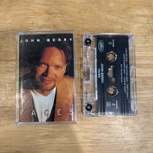 John Berry : Faces Music Cassette Tape FREE SHIPPING - Afbeelding 3 van 4