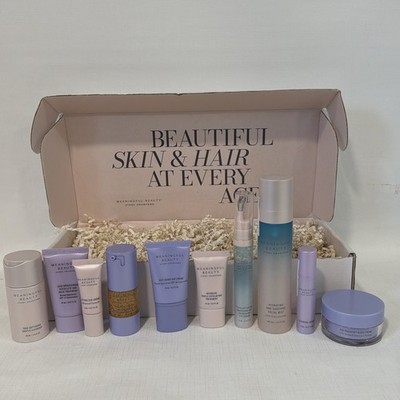 Meaningful Beauty Cindy Crawford Morning & Evening Skincare Routine 10 Piece Set