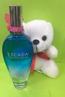 Escada Turquoise Summer 3.4 oz Eau de Toilette spray New 100% Full + Teddy Women