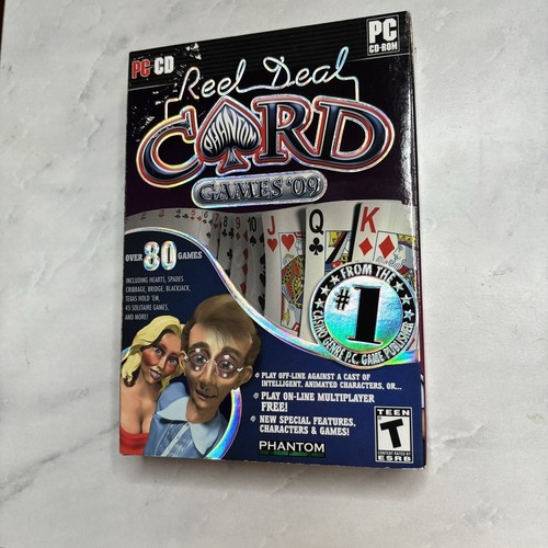 PC Game - Reel Deal Card Games - Phantom - "Over 75 Games!"