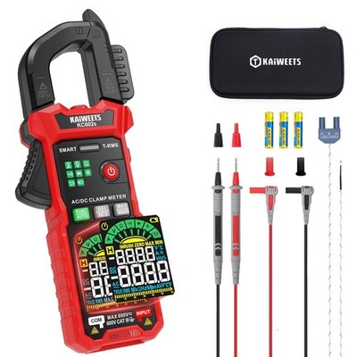 Smart Clamp Meter 600 Counts Digital Multimeter Auto Ranging Multimeter KAIWEETS