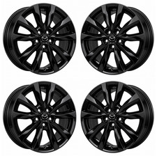 18 Mazda Cx-9 Gloss Black Wheels Rims Factory Oem 64983 2016-2023 Set