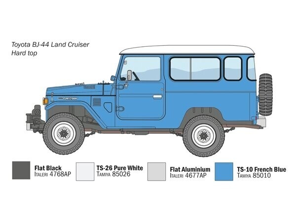 Italeri - Toyota Land Cruiser BJ-44, 1/24, 3630