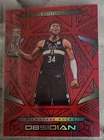 2024 Panini Obsidian Basketball Electric Etch Red Flood Giannis Antetokounmpo #183
