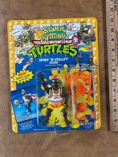 Spike 'n Volley Don Sewer Spitting TMNT 1992 Playmates Action Figure NEW SEALED
