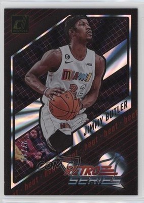 2023-24 Panini Donruss Retro Series Holo Laser 27/99 Jimmy Butler #24 5i2