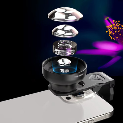APEXEL 100mm Ultra Macro Lens HD Micro Phone Camera Lenses No Distortion for iPh