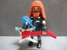 Playmobil Figuren | Gitarrist | Musiker | Rockmusiker mit "Matte" & Gitarre
