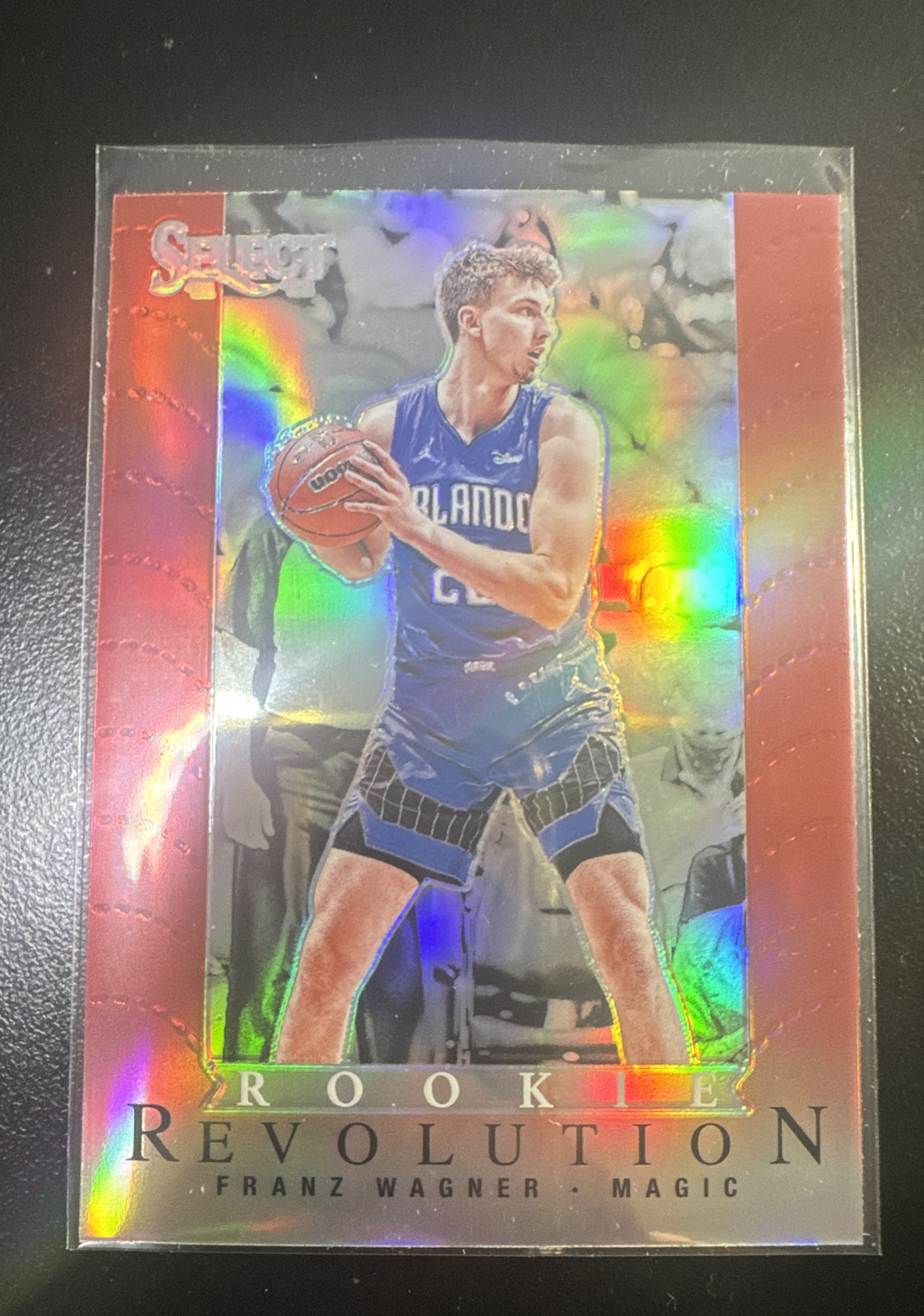 2021-22 Panini Select - Rookie Revolution Franz Wagner #24 Red Prizm (RC)