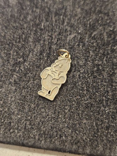 Official Disney 14K Yellow Gold Winnie The Pooh Charm Pendant **FREE SHIPPING** - Picture 2 of 5