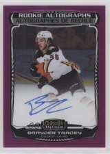 2022-23 O-Pee-Chee Platinum Rookie Matte Pink Brayden Tracey #R-BT Auto 1x9