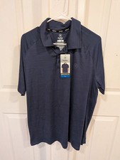 Hurley Men's Short Sleeves Performance Polo Shirt, Blue, L, NWT