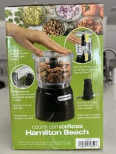 Hamilton 72850 Beach Stack & Press 3-Cup Chopper - Black