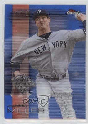 2016 Topps Finest Blue Refractor 141/150 Andrew Miller #54 9jc