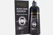 Softto Plus Grey Coverage Black Hair Shampoo 12 oz - 350ml Natural