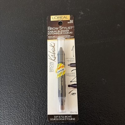 NEW L'oreal Paris #313 Brunette Brow Stylist Kabuki Blender Crayon