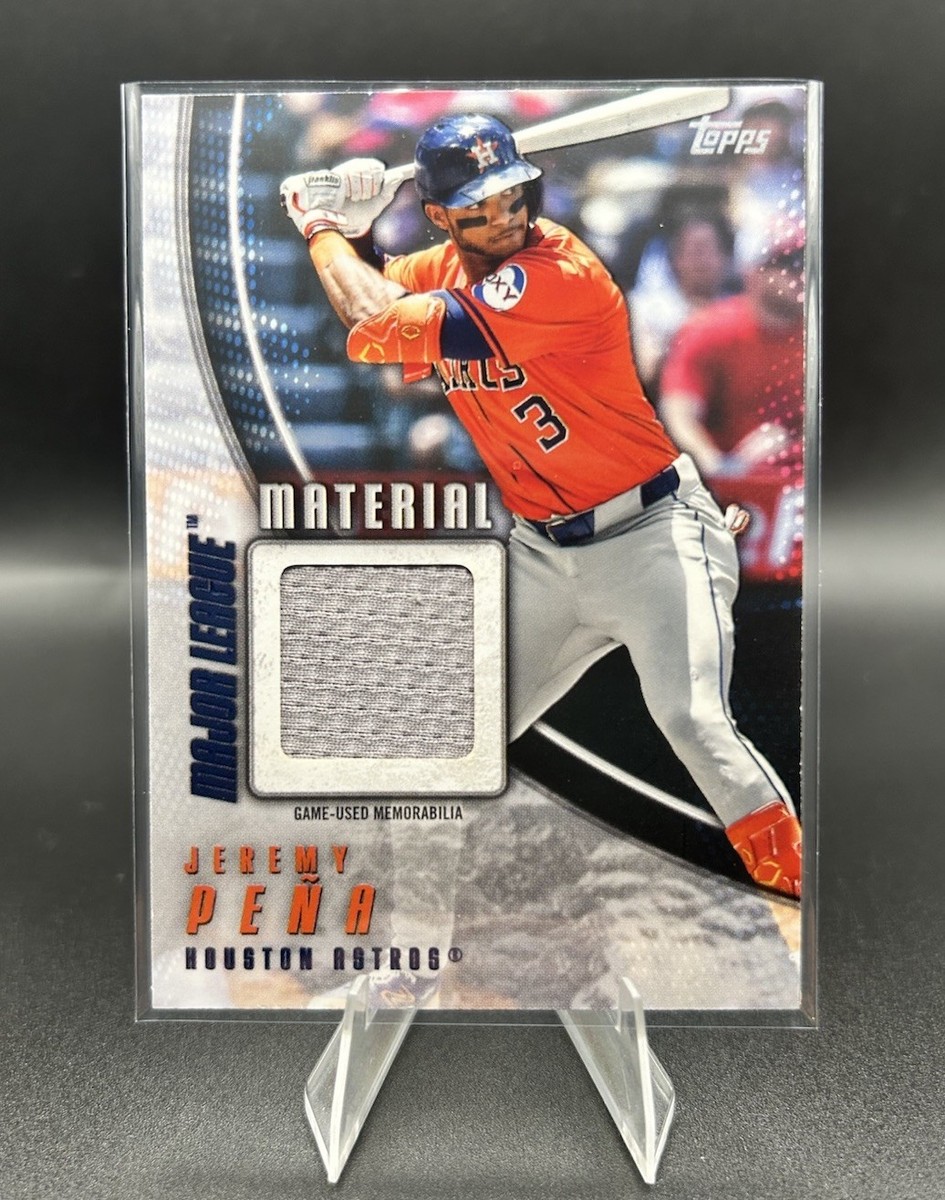 ☆★H.A.M★☆ 　TOPPS DYNASTY JEREMY PENA 2025 Topps Series 2 - Jeremy Pena Game Used Materials #MLM2