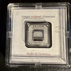 Geiger Edelmetalle Original Premium 5 Gram .999 Silver Bar Assay Sealed 5g