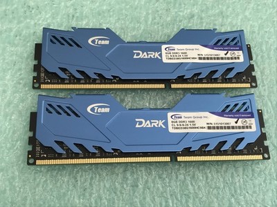 Team Group Dark TDBED38G1600HC9BK 16GB(2 x 8GB) DDR3 1600MHz Desktop RAM - R864A