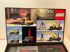 LEGO 8040 TECHNIC UNIVERSAL AGE 9-14 BOX INSTRUCTIONS COMPLETE ORGINAL OWNER '85