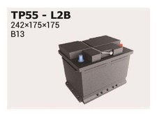IPSA Starterbatterie Polar TP55
