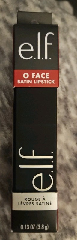 e.l.f. O FACE Satin Lipstick, No Regrets, 0.13oz