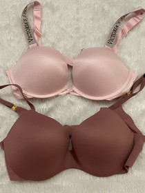 $671 VICTORIA'S SECRET PINK Thong Cheeky Panty Bra Lot Silky Smooth Lace XS 32pc