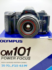 Olympus OM101 Power Focus Camera + Olympus Zoom 35-70mm f3.5-4.5 Lens BOXED