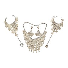 3x Belly Dance Jewelry Bridal Jewelry Set Antique Fashion Party Festival Choker