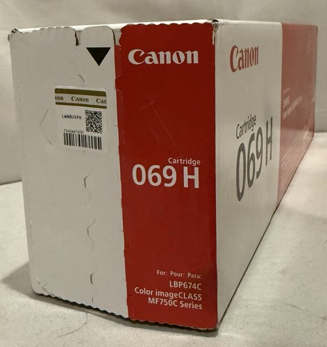 CANON 069H CYAN TONER CARTRIDGE LBP674C Class MF750C - Picture 2 of 3