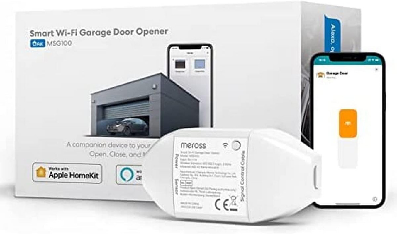 Meross Smart WiFi Garage Opener: Apple HomeKit e Alexa Integration